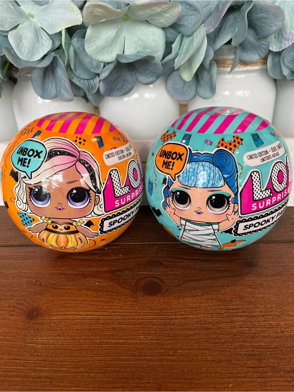 NWT L.O.L. Surprise! Spooky Party Tots Glitter Ghost & Pumpkin Pretty Set of 2